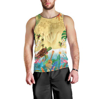 Hawaiian Alohawaii Men Tank Top Tropical Plants and Animals on The Beach LT03 - Polynesian Pride