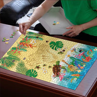 Hawaiian Alohawaii Puzzle Tropical Plants and Animals on The Beach LT03 - Polynesian Pride