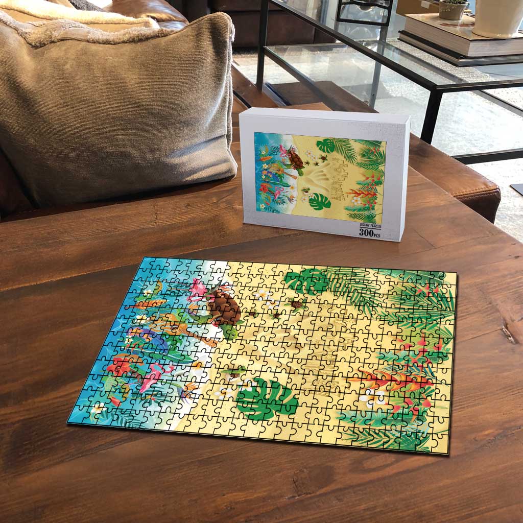Hawaiian Alohawaii Puzzle Tropical Plants and Animals on The Beach LT03 - Polynesian Pride