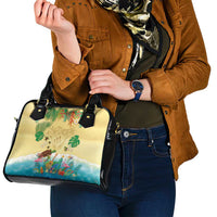 Hawaiian Alohawaii Shoulder Handbag Tropical Plants and Animals on The Beach LT03 - Polynesian Pride