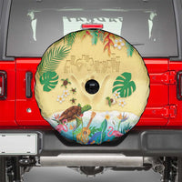 Hawaiian Alohawaii Spare Tire Cover Tropical Plants and Animals on The Beach - Polynesian Pride