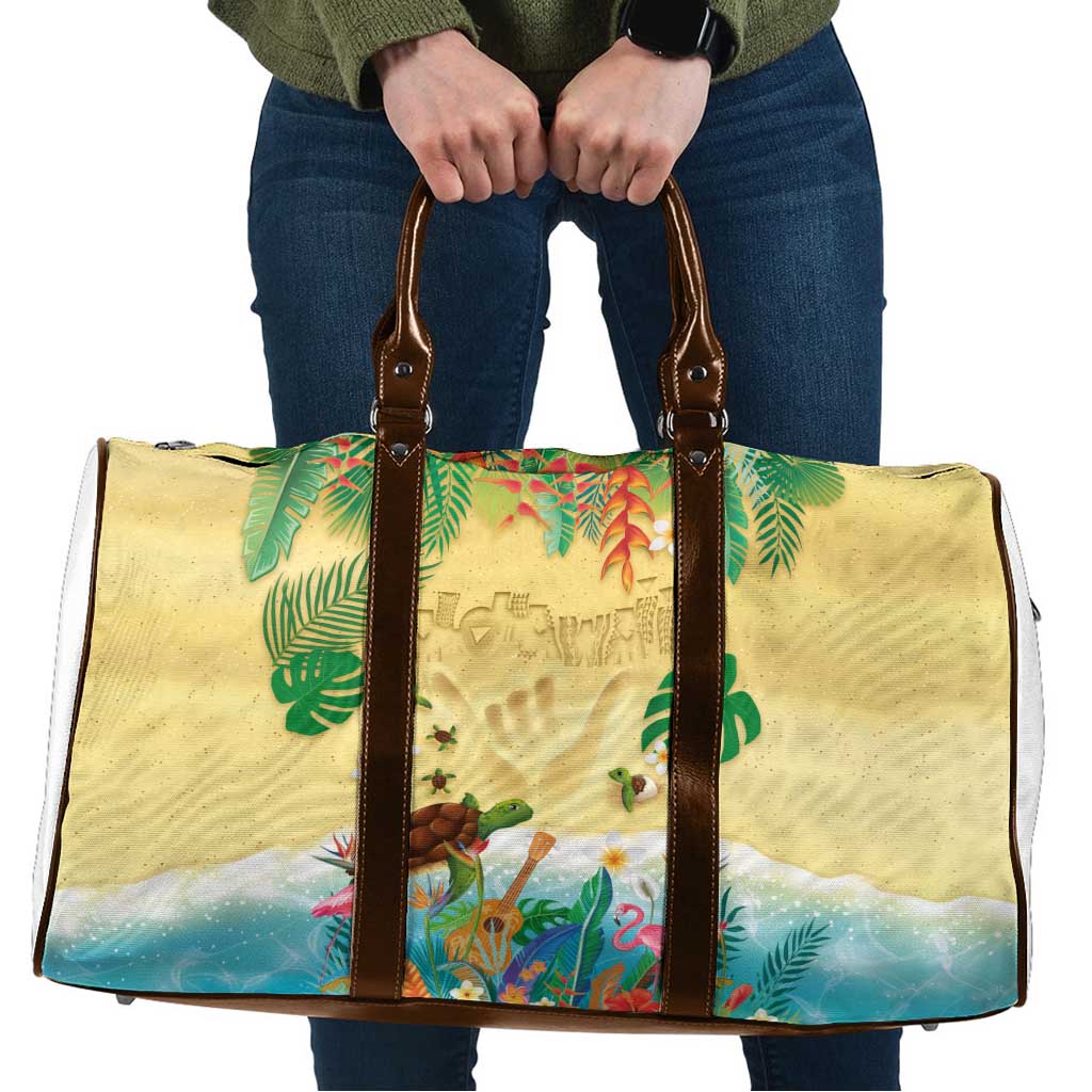 Hawaiian Alohawaii Travel Bag Tropical Plants and Animals on The Beach - Polynesian Pride