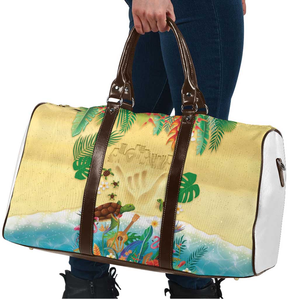 Hawaiian Alohawaii Travel Bag Tropical Plants and Animals on The Beach - Polynesian Pride