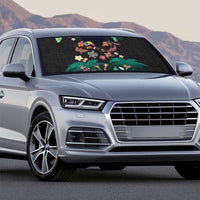 Hawaiian Alohawaii Auto Sun Shade Tribal Sea Animals Tattoo and Tropical Plants - Polynesian Pride