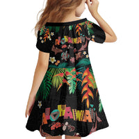 Hawaiian Alohawaii Family Matching Mermaid Dress and Hawaiian Shirt Tribal Sea Animals Tattoo and Tropical Plants - Polynesian Pride
