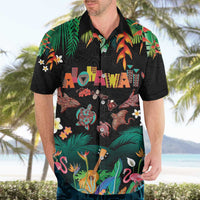 Hawaiian Alohawaii Hawaiian Shirt Tribal Sea Animals Tattoo and Tropical Plants - Polynesian Pride