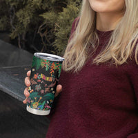 Hawaiian Alohawaii Tumbler Cup Tribal Sea Animals Tattoo and Tropical Plants - Polynesian Pride