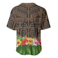 Hawaiian Hula Costume Baseball Jersey Tribal Tattoo and Tropical Plants Skirt LT03 - Polynesian Pride