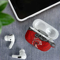 Aotearoa Toitu Te Tiriti AirPods Case Taniwha Tribal Motifs LT03 - Polynesian Pride