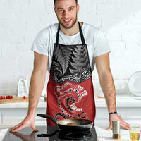 Aotearoa Toitu Te Tiriti Apron Taniwha Tribal Motifs LT03 - Polynesian Pride