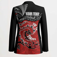 Personalised Aotearoa Toitu Te Tiriti Blazer Taniwha Tribal Motifs LT03 - Polynesian Pride
