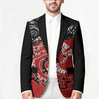 Personalised Aotearoa Toitu Te Tiriti Blazer Taniwha Tribal Motifs LT03 - Polynesian Pride
