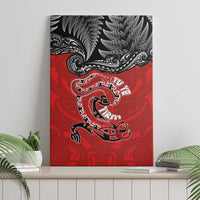 Aotearoa Toitu Te Tiriti Canvas Wall Art Taniwha Tribal Motifs LT03 - Polynesian Pride