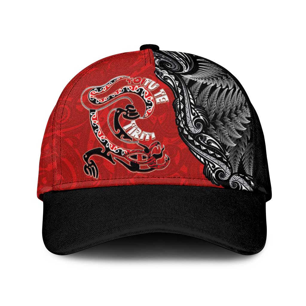 Aotearoa Toitu Te Tiriti Classic Cap Taniwha Tribal Motifs