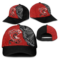 Aotearoa Toitu Te Tiriti Classic Cap Taniwha Tribal Motifs
