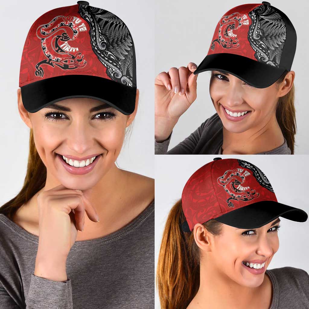 Aotearoa Toitu Te Tiriti Classic Cap Taniwha Tribal Motifs