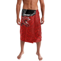 Personalised Aotearoa Toitu Te Tiriti Lavalava Taniwha Tribal Motifs