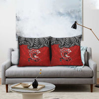 Aotearoa Toitu Te Tiriti Pillow Cover Taniwha Tribal Motifs LT03 - Polynesian Pride