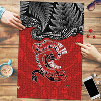 Aotearoa Toitu Te Tiriti Puzzle Taniwha Tribal Motifs LT03 Multicolor - Polynesian Pride