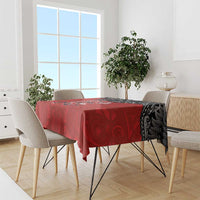 Aotearoa Toitu Te Tiriti Tablecloth Taniwha Tribal Motifs LT03 - Polynesian Pride
