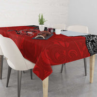 Aotearoa Toitu Te Tiriti Tablecloth Taniwha Tribal Motifs LT03 - Polynesian Pride
