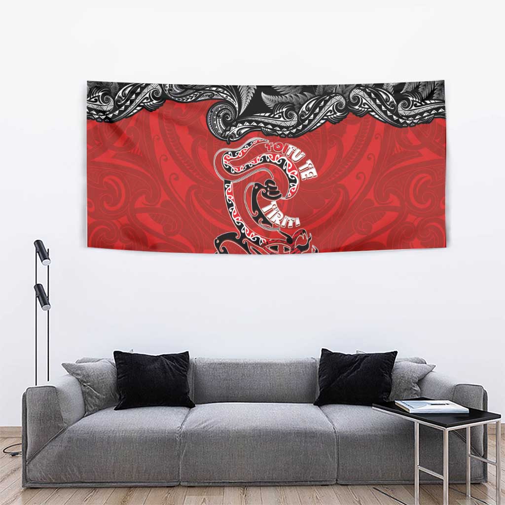 Aotearoa Toitu Te Tiriti Tapestry Taniwha Tribal Motifs LT03 - Polynesian Pride