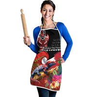 Aotearoa Toitu Te Tiriti Apron Waitangi-Honour The Treaty NZ Tuatara and Plants LT03 - Polynesian Pride