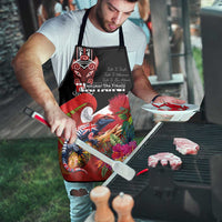 Aotearoa Toitu Te Tiriti Apron Waitangi-Honour The Treaty NZ Tuatara and Plants LT03 - Polynesian Pride
