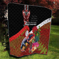 Aotearoa Toitu Te Tiriti Quilt Waitangi-Honour The Treaty NZ Tuatara and Plants LT03 - Polynesian Pride