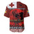 Tonga ANZAC Day Baseball Jersey Gallipoli Lest We Forget Ngatu Art Tribal