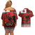 Tonga ANZAC Day Couples Matching Off Shoulder Short Dress and Hawaiian Shirt Gallipoli Lest We Forget Ngatu Art Tribal