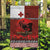 Tonga ANZAC Day Garden Flag Gallipoli Lest We Forget Ngatu Art Tribal