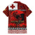 Tonga ANZAC Day Hawaiian Shirt Gallipoli Lest We Forget Ngatu Art Tribal