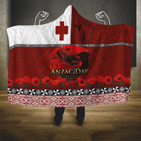 Tonga ANZAC Day Hooded Blanket Gallipoli Lest We Forget Ngatu Art Tribal LT03 - Polynesian Pride