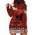 Tonga ANZAC Day Hoodie Dress Gallipoli Lest We Forget Ngatu Art Tribal