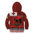 Tonga ANZAC Day Kid Hoodie Gallipoli Lest We Forget Ngatu Art Tribal