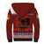 Tonga ANZAC Day Sherpa Hoodie Gallipoli Lest We Forget Ngatu Art Tribal