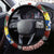 Tonga ANZAC Day Steering Wheel Cover Gallipoli Lest We Forget Ngatu Art Tribal