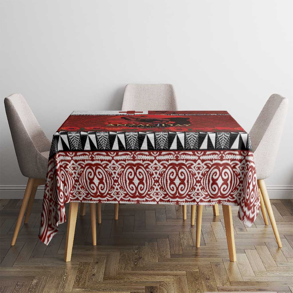 Tonga ANZAC Day Tablecloth Gallipoli Lest We Forget Ngatu Art Tribal LT03 - Polynesian Pride