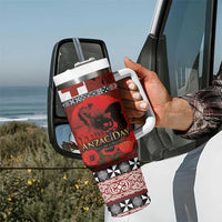Tonga ANZAC Day Tumbler With Handle Gallipoli Lest We Forget-Ngatu Art Tribal LT03 - Polynesian Pride