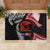 Tonga and New Zealand ANZAC Day Rubber Doormat Gallipoli Lest We Forget Ngatu Art Tribal and Maori Tattoo with Fern LT03