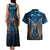 New Zealand Maori Matariki Couples Matching Tank Maxi Dress and Hawaiian Shirt Hongi Kiwi Bird and Silver Fern LT03