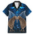 New Zealand Maori Matariki Family Matching Mermaid Dress and Hawaiian Shirt Hongi Kiwi Bird and Silver Fern LT03