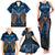 New Zealand Maori Matariki Family Matching Tank Maxi Dress and Hawaiian Shirt Hongi Kiwi Bird and Silver Fern LT03