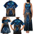 New Zealand Maori Matariki Family Matching Tank Maxi Dress and Hawaiian Shirt Hongi Kiwi Bird and Silver Fern LT03