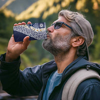 Hawaii Plumeria Tribal Vintage 4 in 1 Can Cooler Tumbler Special Blue