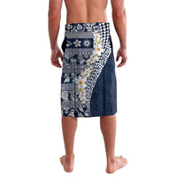 Hawaii Plumeria Tribal Vintage Lavalava Special Blue LT03 - Polynesian Pride