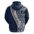 Hawaii Plumeria Tribal Vintage Zip Hoodie Special Blue