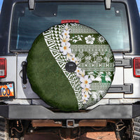 Hawaii Plumeria Tribal Vintage Spare Tire Cover Special Green LT03 Green - Polynesian Pride