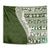 Hawaii Plumeria Tribal Vintage Tapestry Special Green